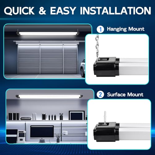 LED Shop Light 4FT 44W (Black / 44w)