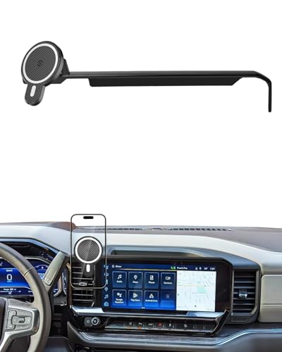 Car Phone Holder for 2022 (Silverado 1500/GMC Sierra 1500 2022-2026 / Magsafe+ Wireless Charger)