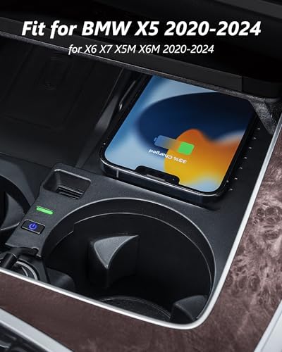 Wireless Charger for BMW X5 X6 X7 X5M X6M 2020