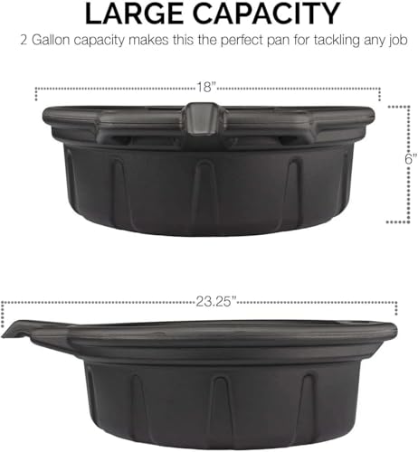 20762A Oil Drain Pan (2 gal/8 L Oil Drain Pan)