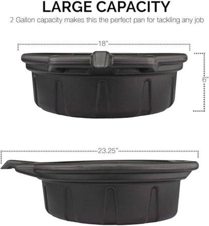 20762A Oil Drain Pan (2 gal/8 L Oil Drain Pan)