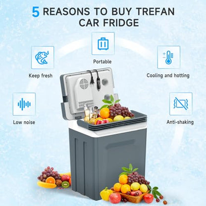 25L Portable Electric Cooler & Warmer (25L / Grey)