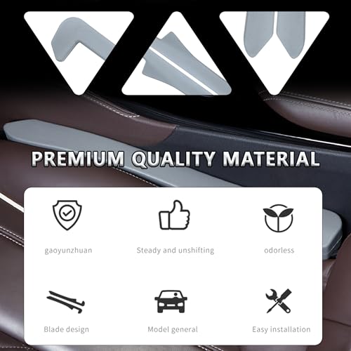 Car Seat Gap Filler 2 Pack (Gray/2pcs)