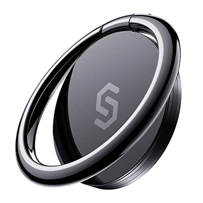Adhesive Phone Ring Holder (Black / 1 Pack)