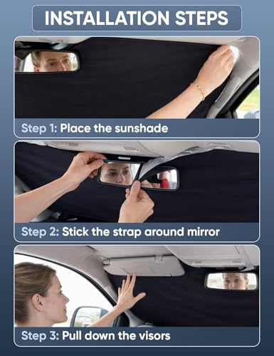 Windshields Sun Shade Fit for 2019