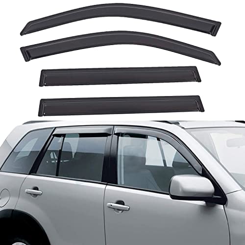 4pcs Window Visors Rain Guards for 2003 (for 2003-2008 Honda Pilot)