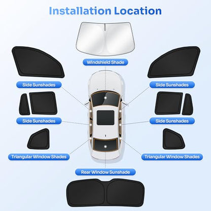 Sunshades for 2018 (BMW X3 2018-2024)