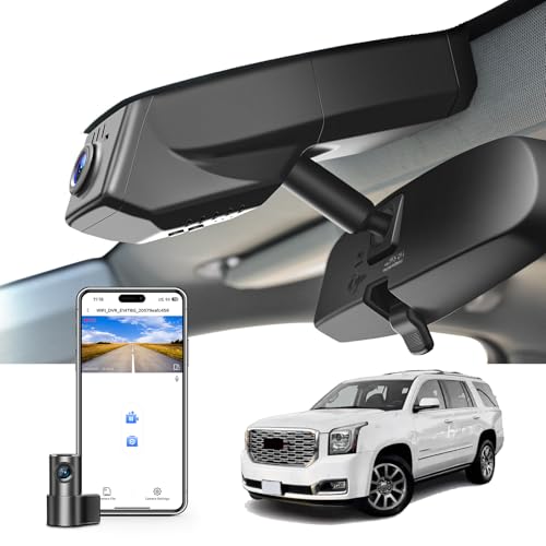 Front 4K & Rear 1080P Dash Cam for GMC Yukon (Model C Front 4K and Rear 1080P)
