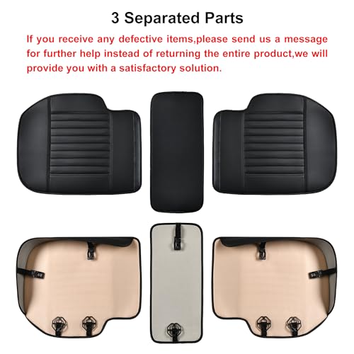 Back Seat Covers (Black / 1x Rear Seat Covers)