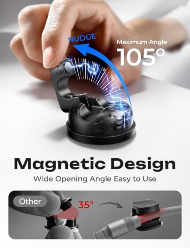 6 Pack 360°Rotating Cord Holder for Nightstand (6-Pack / Black)