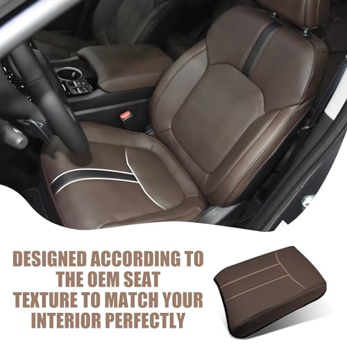 Armrest Cover for Honda Pilot 2023 (12) 23+ |Pilot| Dark Brown, Regular)