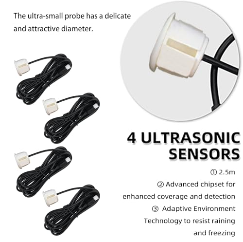 Parking Sensor Kit LCD (White)
