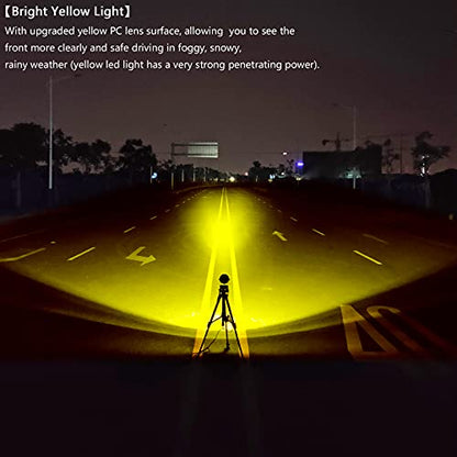 4 Inch Round Led Pod Lights (2pcs 4 inch Yellow)