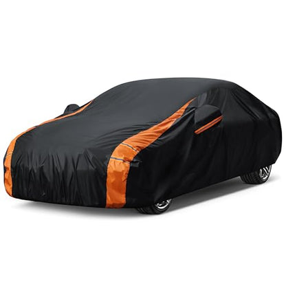 in Full Exterior Sedan Waterproof Car Cover All Weather (1 Sedan Car Cover / A4-Fit Sedan Length 186-193 inch)