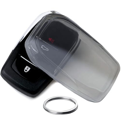 Clear TPU Key Fob Cover (Grey - 1 Pcs)