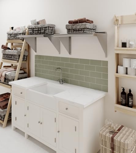 14 in. x 24 in. Stainless Steel Wall Mount Shelf (14 in. x 24 in.)