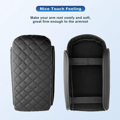 2024 2025 Trax Center Console Cover for 2024 2025 Chevy Trax Armrest Cover Middle Console Pad Arm Rest Cover 2024 Trax 2025 Accessories (w/ Pockets)