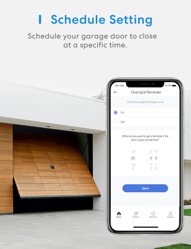 Smart Garage Door Opener Remote with External Antenna (MSG200 with 2 door sensors)