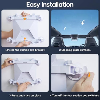 Linkoostar for Starlink Mini Sunroof Suction Cup Mount (Cup Pull)