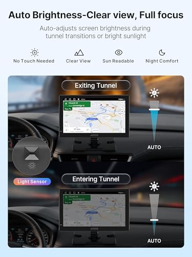 Wireless CarPlay Screen for Car (9")