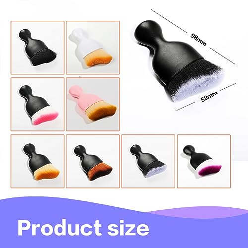 Car Interior Detailing Brush (Black&double Purple)