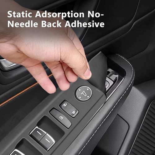 4PCS Car Door Window Switch Panel Cover for Honda Accord 2023 (Black for Door Window Switch Cover)