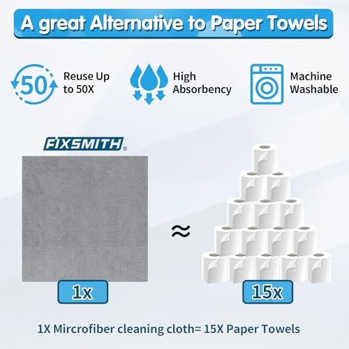 Shop Towels Pack of 100 (100pk / Grey)