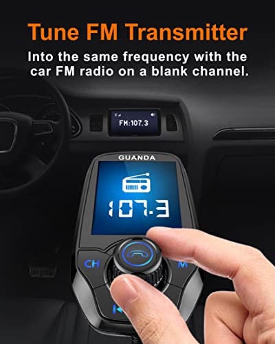 Bluetooth FM Transmitter for Car (18W/5V-Black)