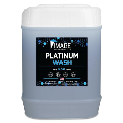 Image Wash (5-Gallon) Platinum Wash Car Soap Concentrated pH-Neutral Foam Soap for Foam Cannon & Bucket wipe Safe for Wax Ceramic Coatings High Lubricity Biodegradable Formula with Bubble Gum Scent (640 Fl Oz (Pack of 1))