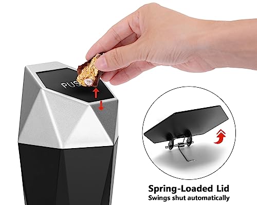 Car Trash Can Cup Holder (600ml / Silver)