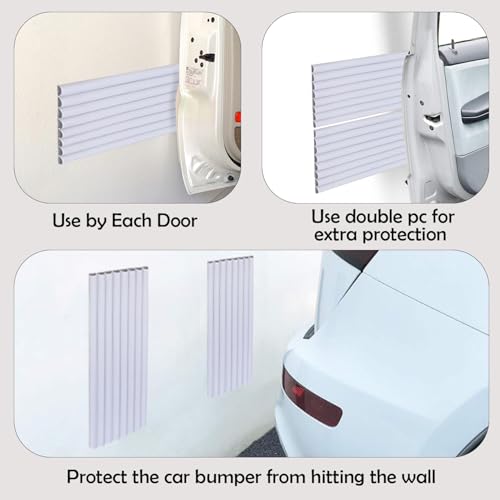 Garage Wall Protectors 8 Pack (White)