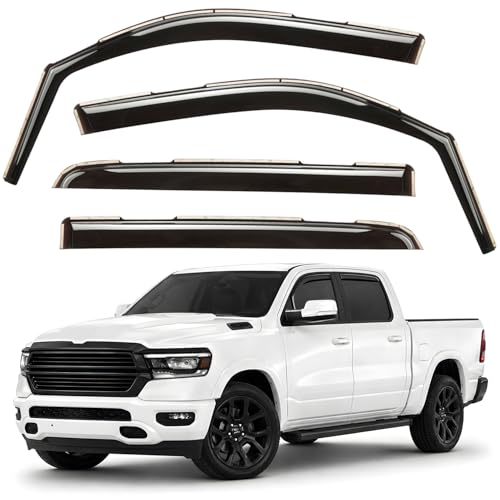 Window Deflectors Smoke Tinted in (For RAM 1500 19-26)