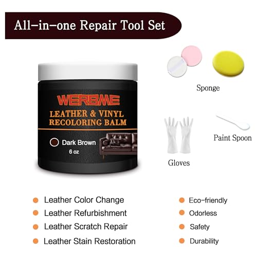 Leather Recoloring Balm (Dark Brown)