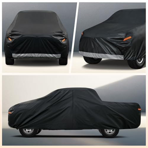 Heavy Duty Truck Cover for Dodge Ram 1500 (1-Ram 1500(1994-2001) Regular Cab LB Bed / PE-Black)