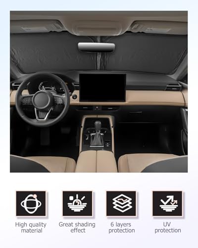 2026 CX5 Windshield Sun Shade Windshield Sunshade for Mazda CX (2026 CX5)