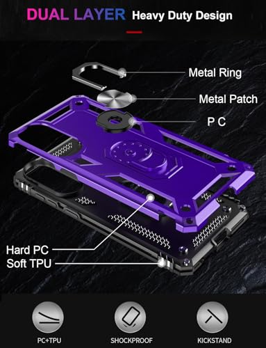 for Galaxy S25 Edge Case (Galaxy S25 Edge(Medium 6.7") / Purple)