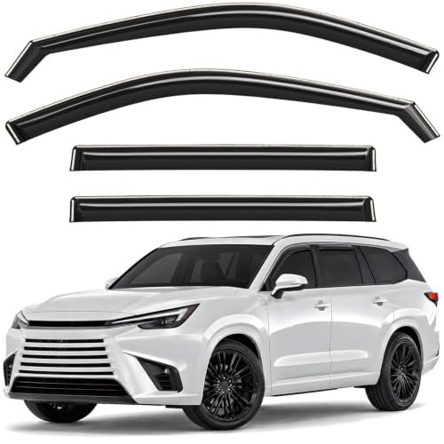 Window Deflectors Smoke Tinted in (For TX 24-26)