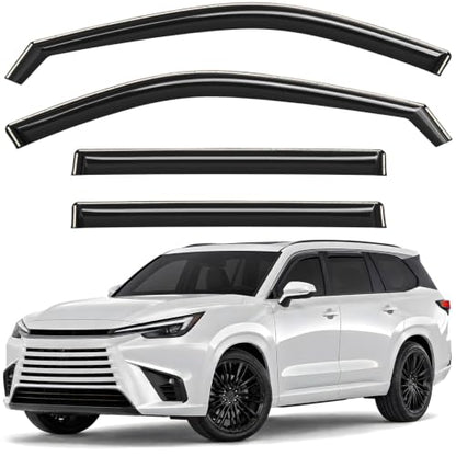 Window Deflectors Smoke Tinted in (For TX 24-26)