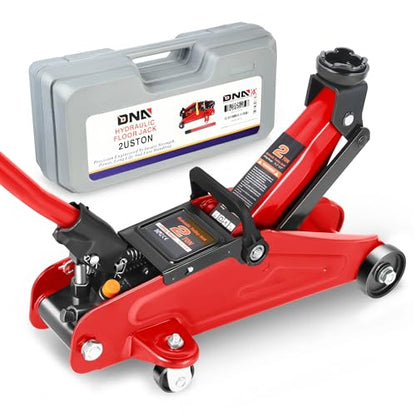 2 Ton Low Profile Hydraulic Floor Jack (Red / 2 ton)