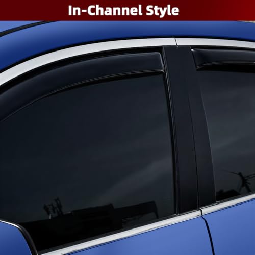 4pcs in Channel Window Rain Guard Fit for Audi Q5 (For 2009-2017 Q5/SQ5 8R)