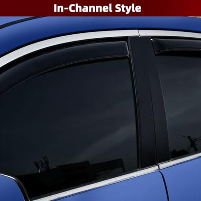 4pcs in Channel Window Rain Guard Fit for Audi Q5 (For 2009-2017 Q5/SQ5 8R)