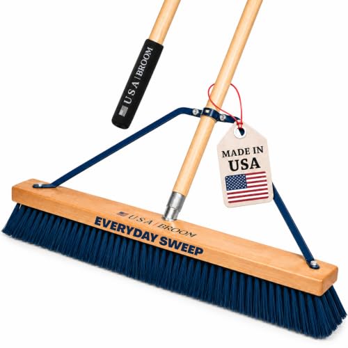 24" Blue Everyday Sweep Indoor (Style Everyday Sweep - Blue / 1 Pack)