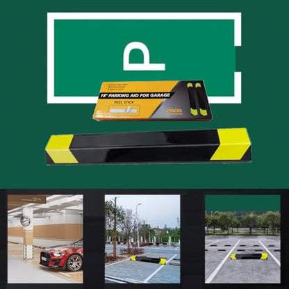 Heavy Duty Parking Aid for Garage (1 Pack 16"L x 1.25H)