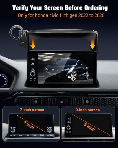 Magnetic Phone Holder for Honda Civic 11th Gen 2022 2023 2024 2025 2026 (for 2022-2026 Civic)