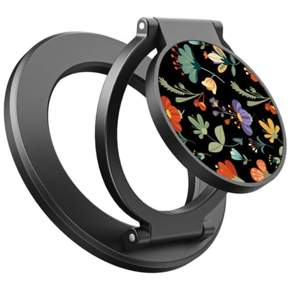 Dual Side MagSafe Phone Grip (BK-FLOWER)