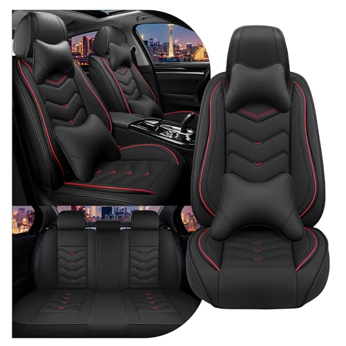 Car Seat Covers for Chrysler Pacifica 2004 (Full Set with Pillow / Black)