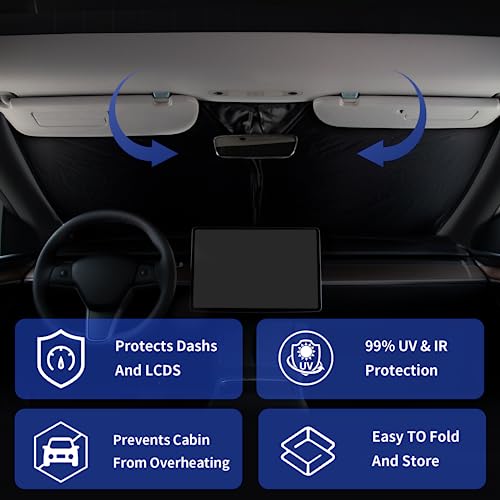 Windshield Sun Shade for Mercedes (for 2017-2023 Mercedes-Benz E-Class)