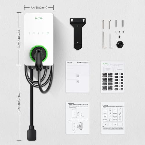 MaxiCharger Level 2 EV Charger up to 40Amp (White)