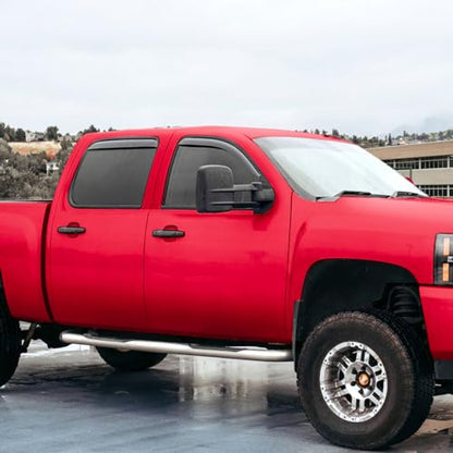 in Channel Extra Durable Rain Guards for Chevrolet (For Silverado 07-14 2500/3500 HD)