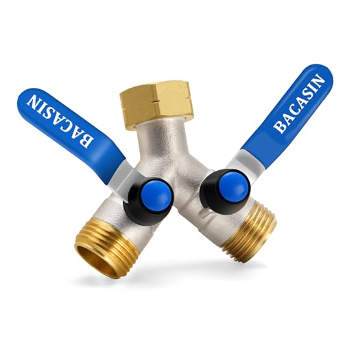 Brass Garden Hose Splitter (Hose Splitter 2 Way)